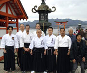 il Maestro Loreti all'Embu Taikai 2009 con l'Hontai Yoshin Ryu
